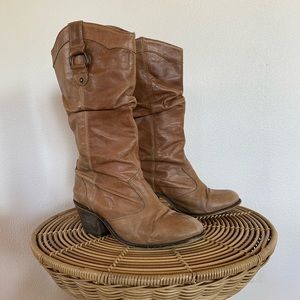 Steve Madden Light Brown Cowboy Boots